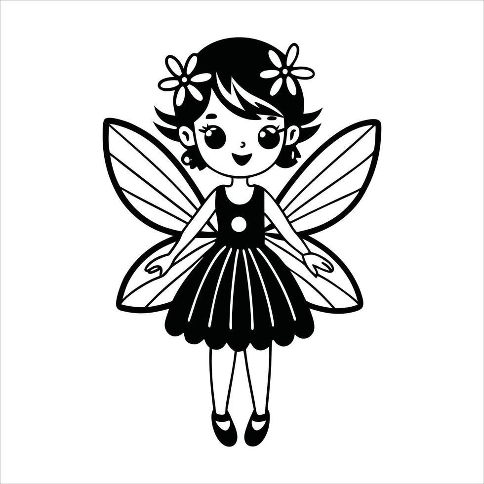 Whimsical Spring Fairy Magic vector