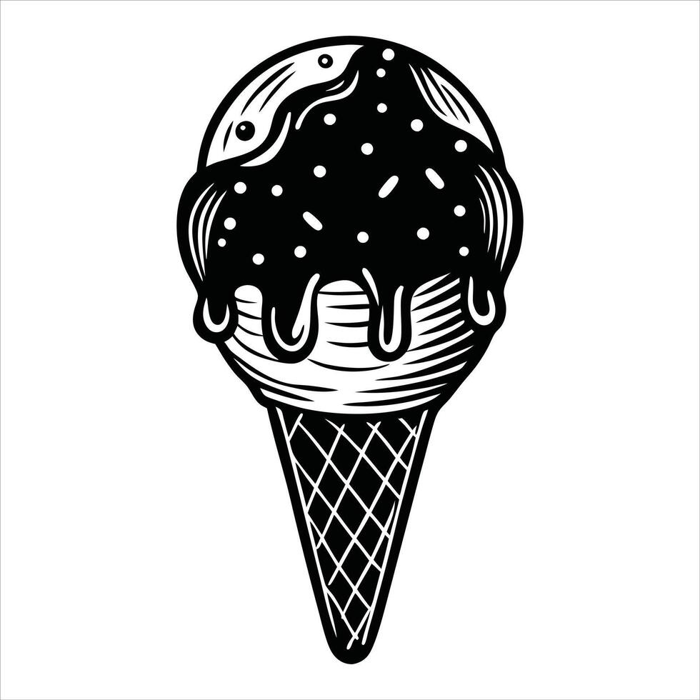 Sweet Ice Cream Delights vector