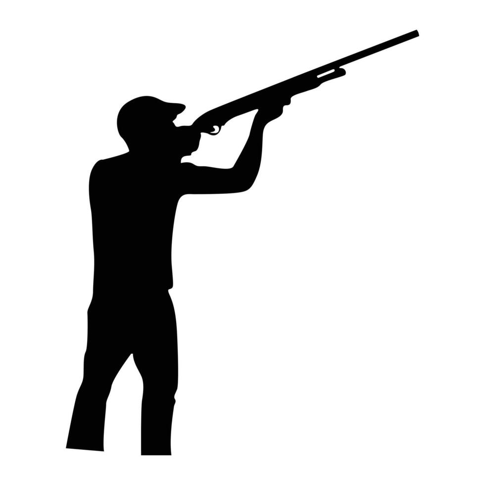 hunting Bird Hunting Silhouette vector