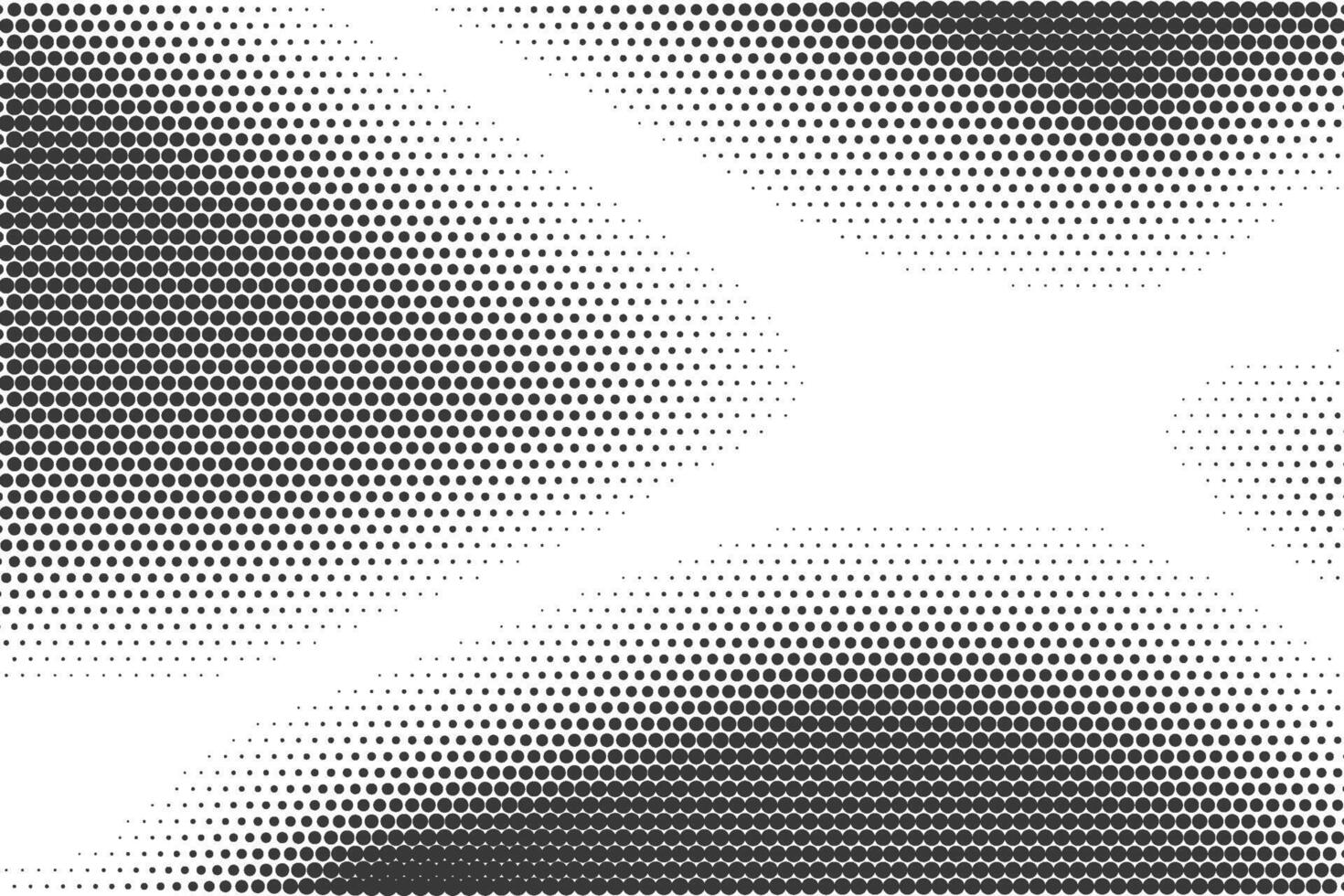 Dotted pattern background with halftone gradient. Abstract textured rays of light and mirror reflection with fade gradation. Simple digital 80s dotted backdrop. vector
