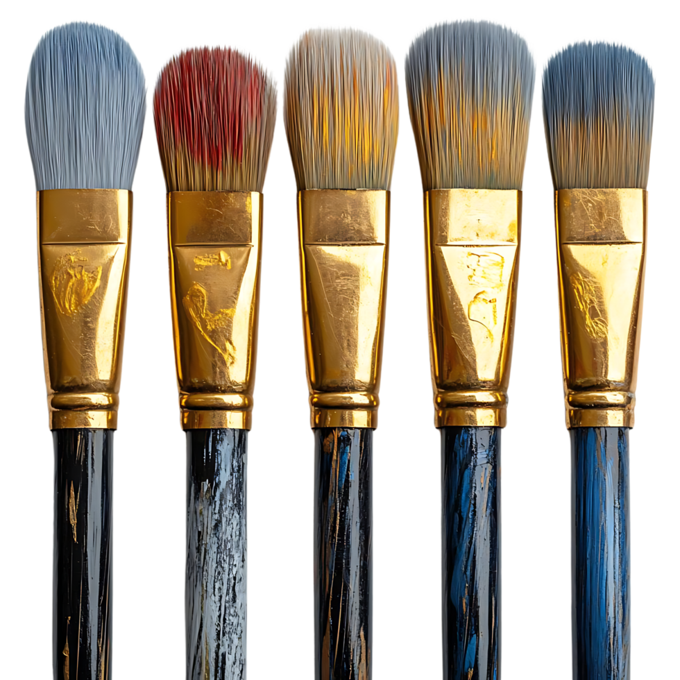 Paintbrushes with Transparent Background png