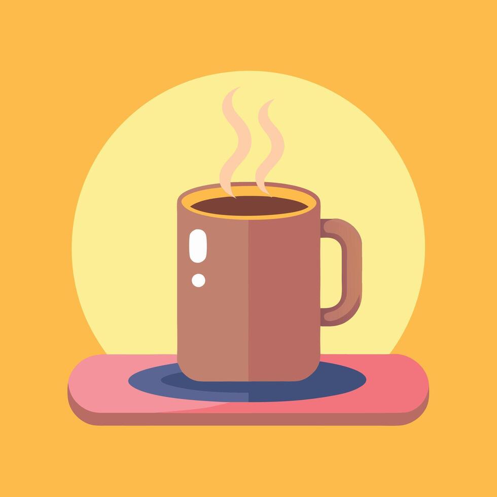 Fun and Playful Coffee Cup Doodle Art vector