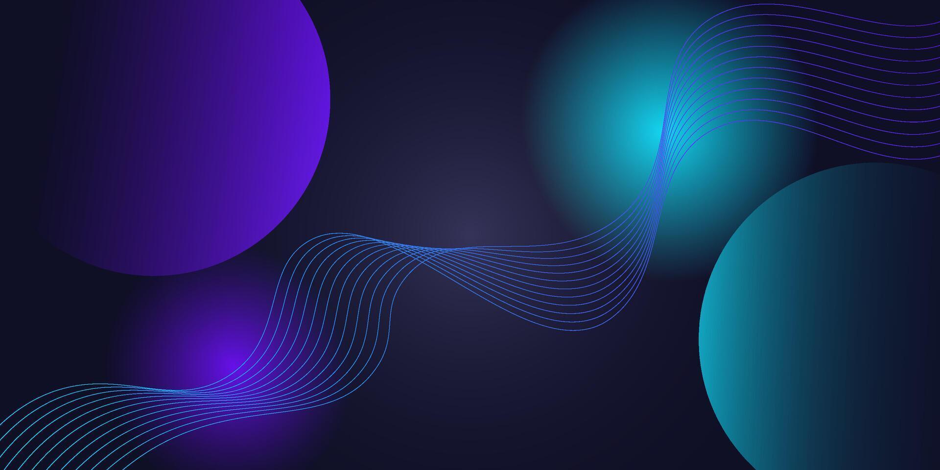 Dark blue dot line abstract particle background. Glowing neon lines, magic energy space light concept, abstract background wallpaper design. eps10 vector