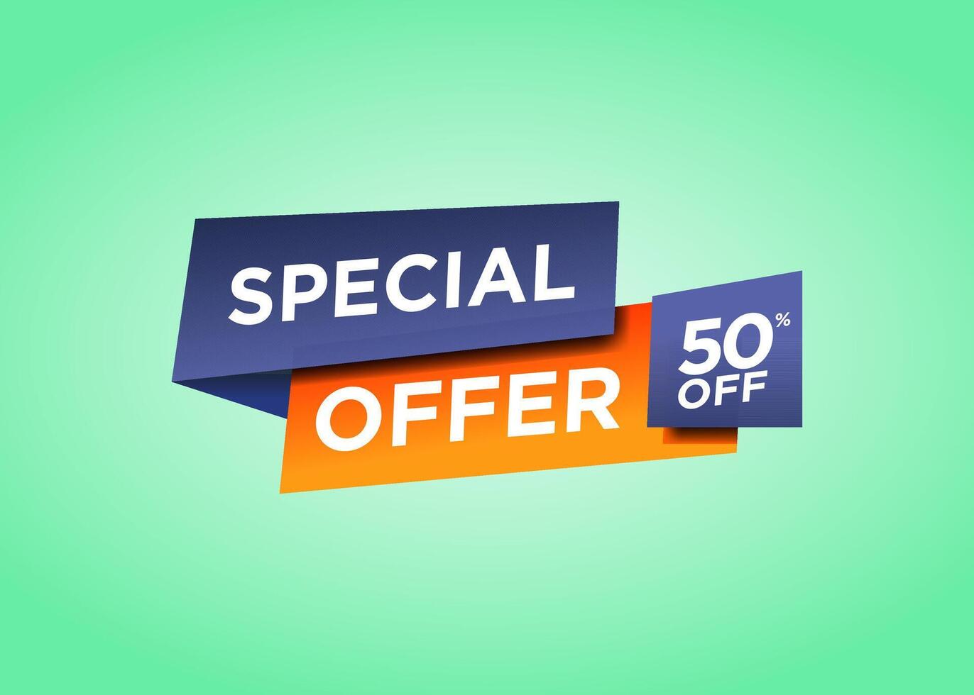 Label design related to special offer vector