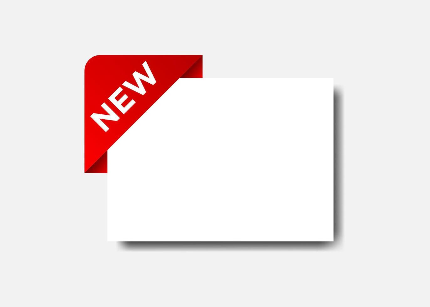 Cool new label design, modern style vector