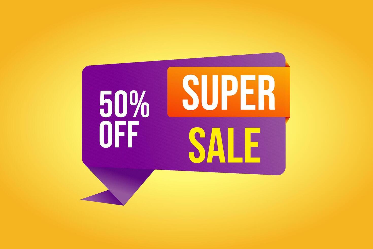Label design related to super sale vector
