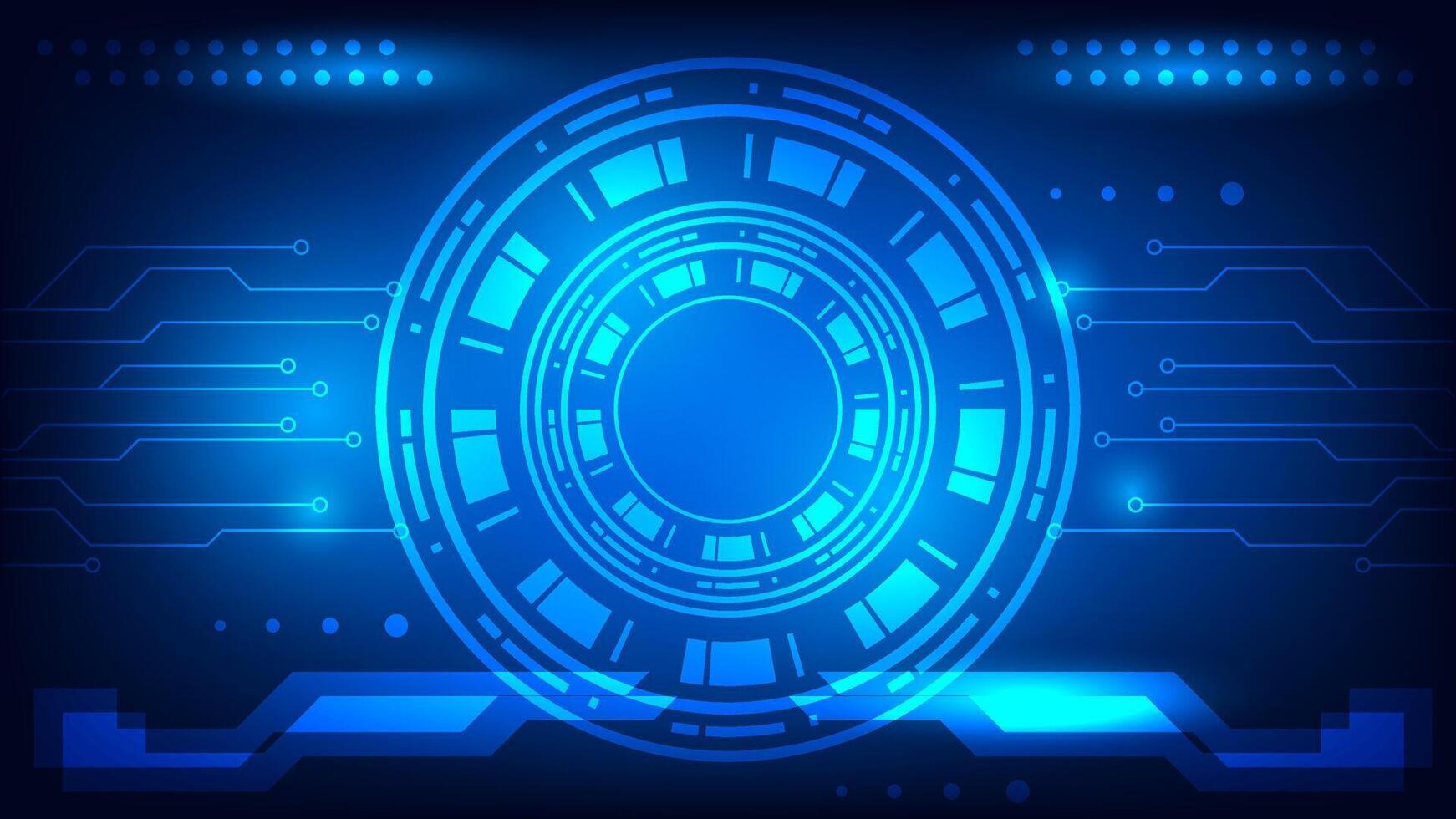 HUD Abstract Tech Background Futuristic Circuit Board Design Abstract mesh line, Blue Abstract Tech vector