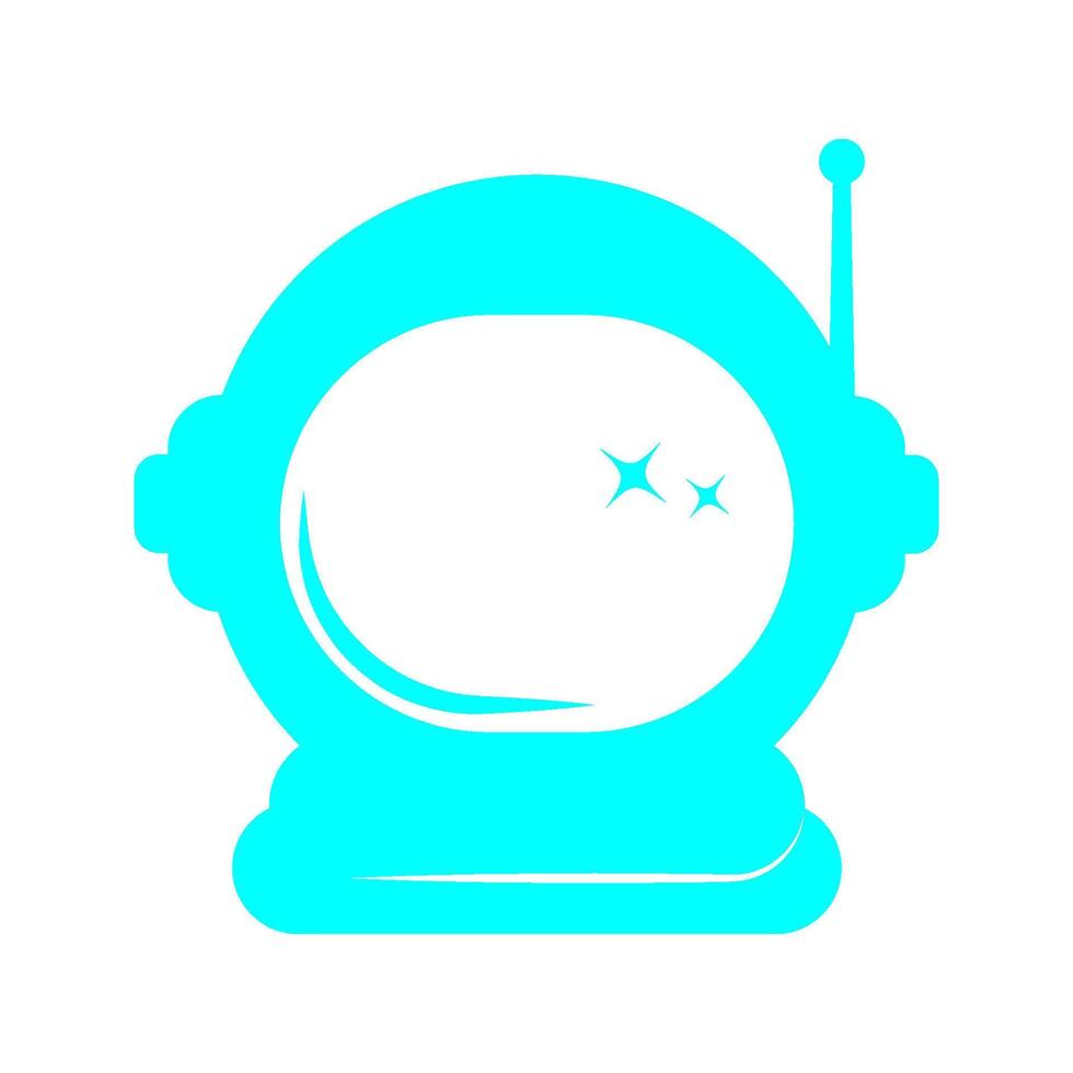 two star astronaut illustration design vector