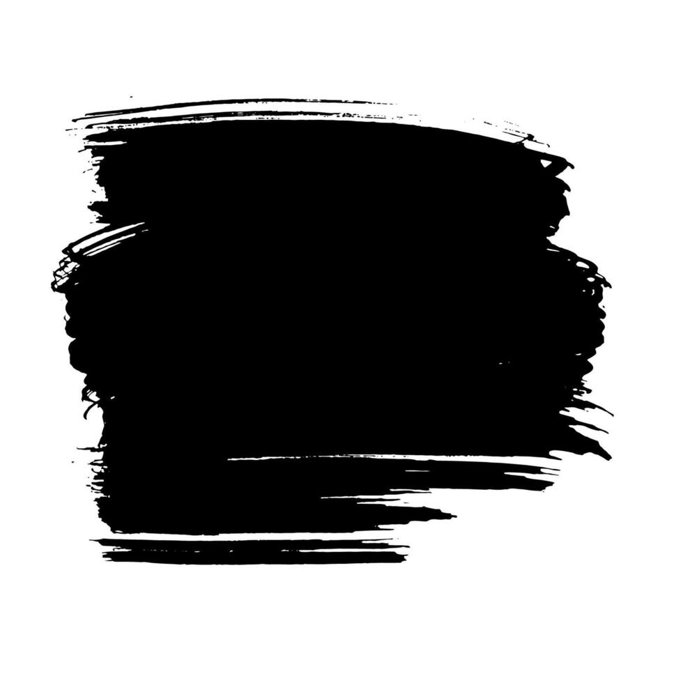 Hand Drawn Painted Brush Grunge Stroke Banner for Text Boxes vector