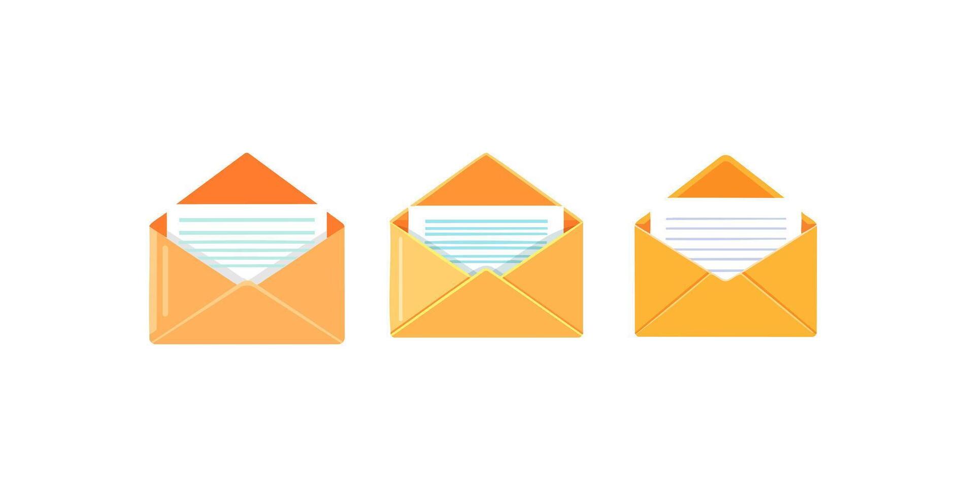 Clean Email Envelope Icon vector