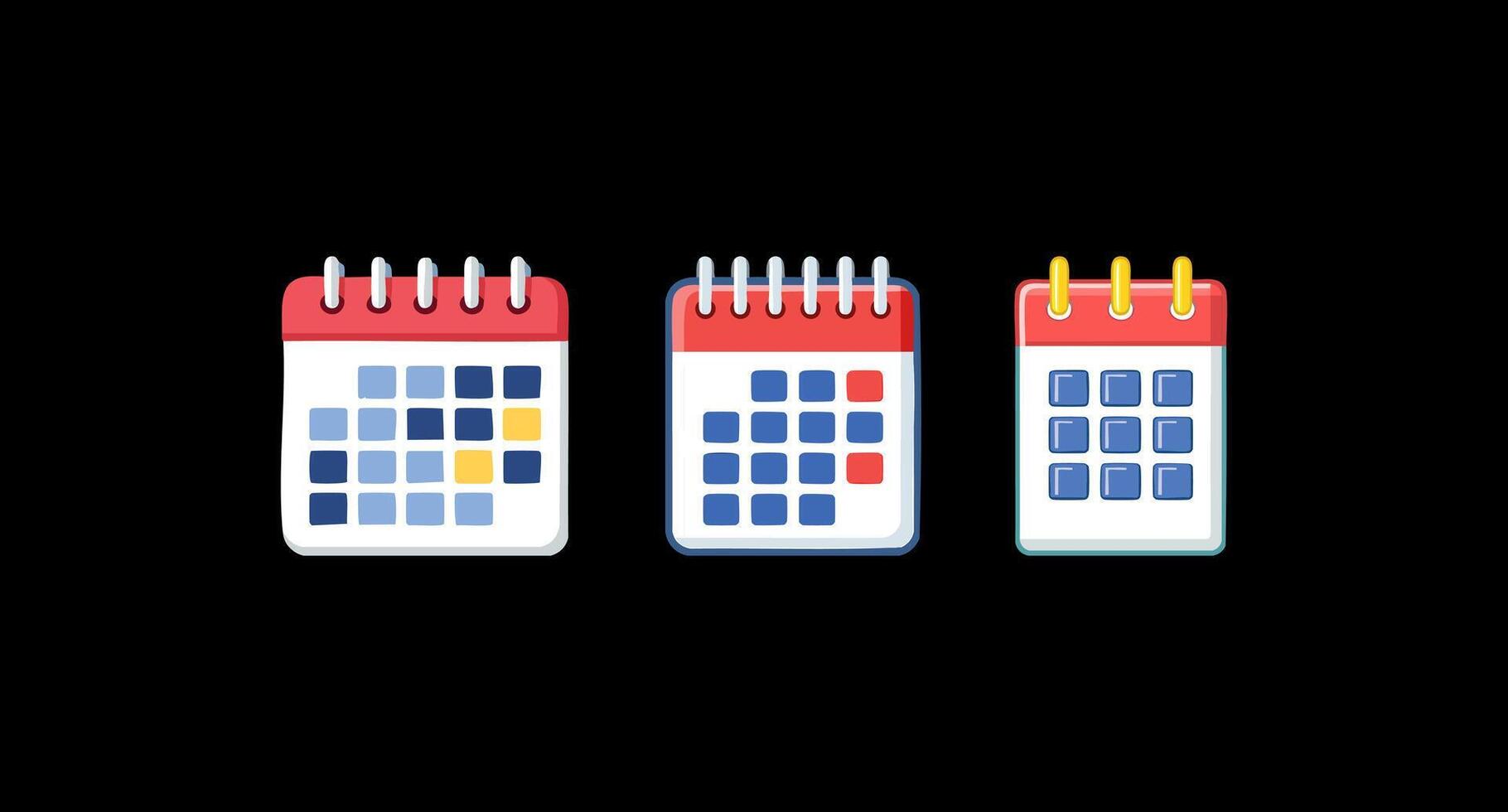 Basic Calendar Date Icon vector