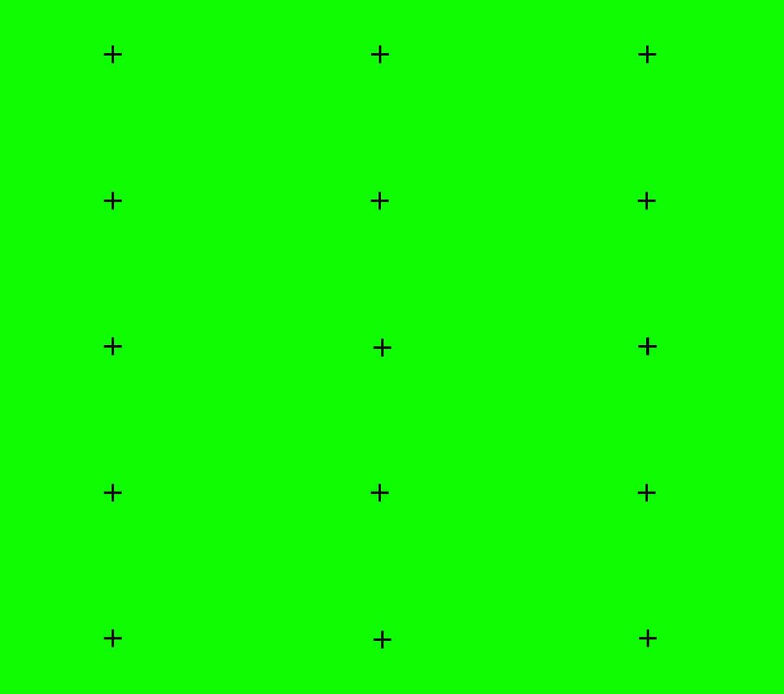 green screen background VFX motion tracking markers. Abstract concept footage replacement tracking markers element. vector