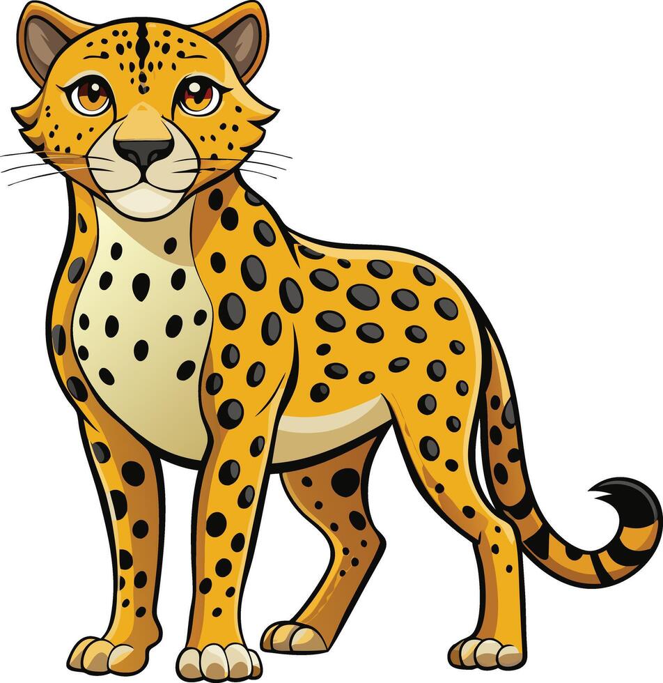Wild Cheetah Art Available on EPS Fil vector