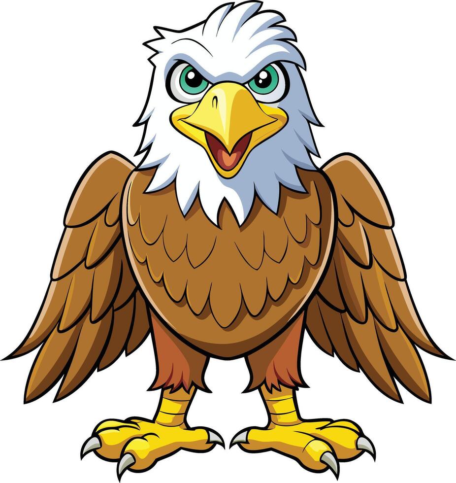 Eagle Head with Noble Gaze Available on EPS File vector