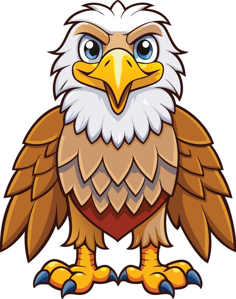 Eagle with Outstretched Wings Available on EPS File vector