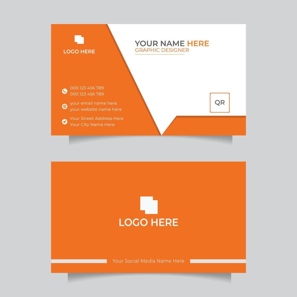 Professional business card design icon, perfect for digital and print use. vector