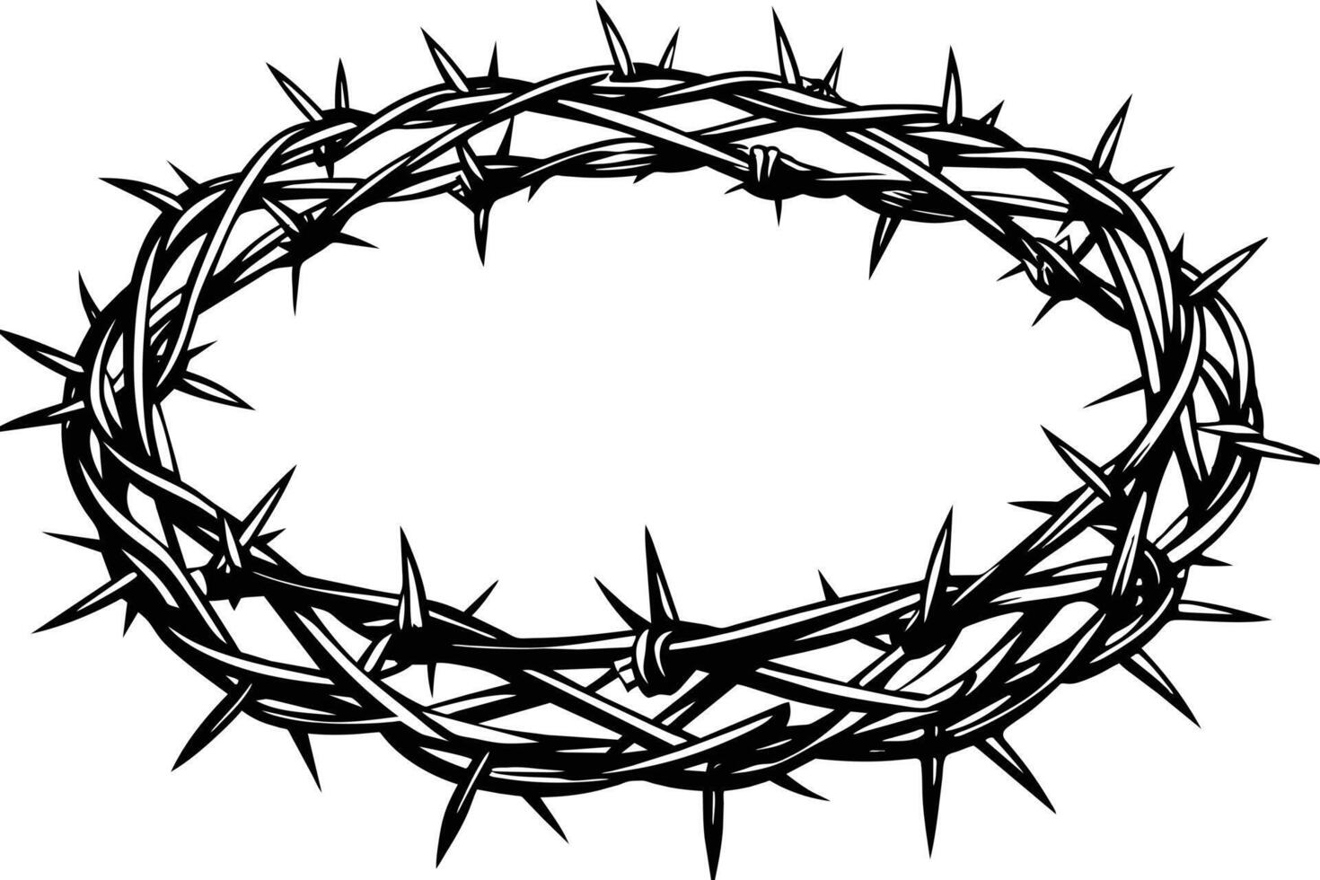 A Crown of Thorns vector