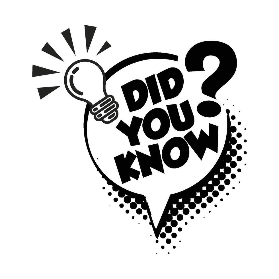 Did you know education web banner vector