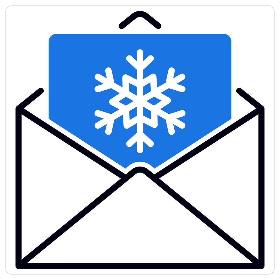 Christmasinvitation icon in blue color vector