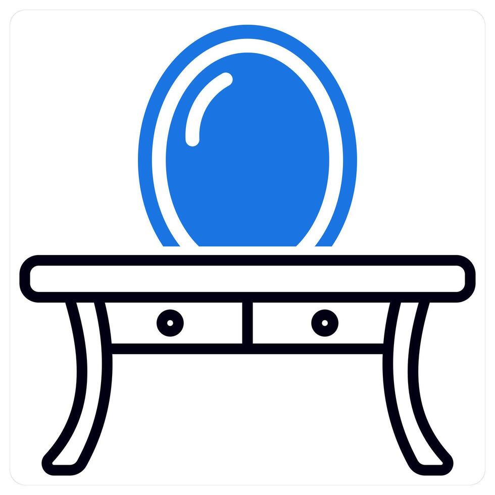 Dresser icon in blue color vector
