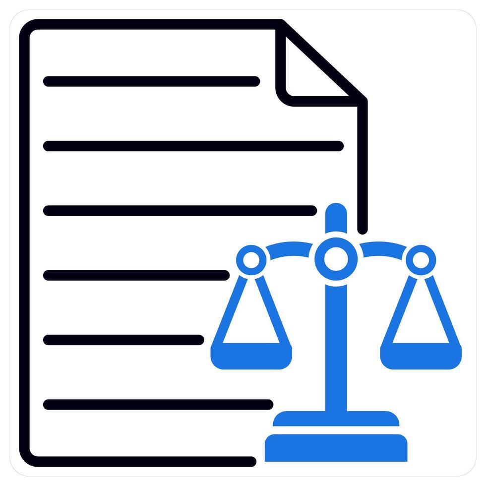 Balance Sheet icon in blue color vector