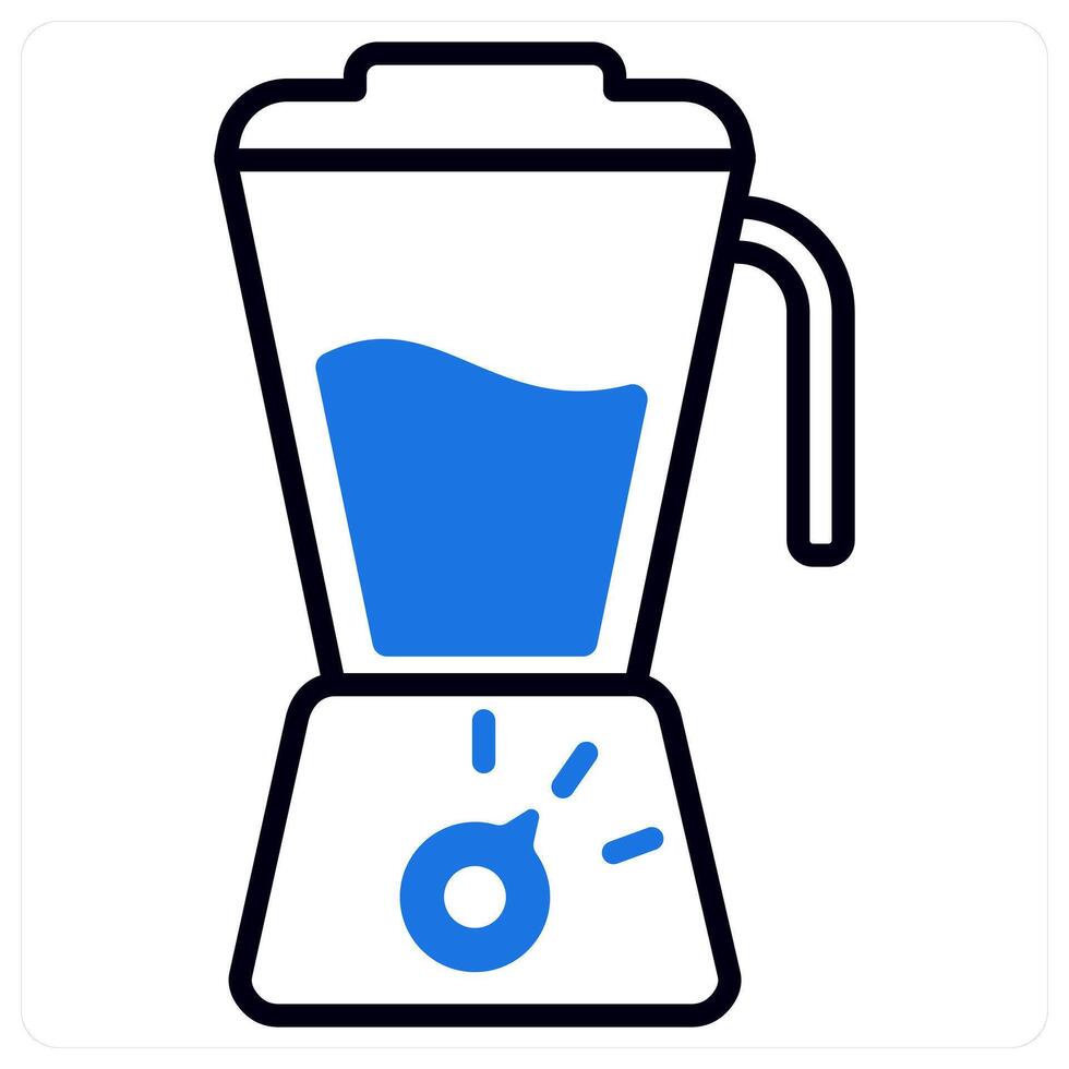 Blender icon in blue color vector