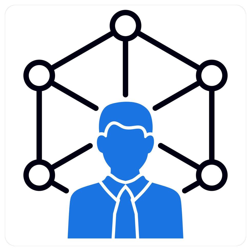 Expertise icon in blue color vector