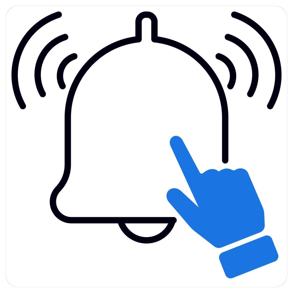 Subscribe icon in blue color vector