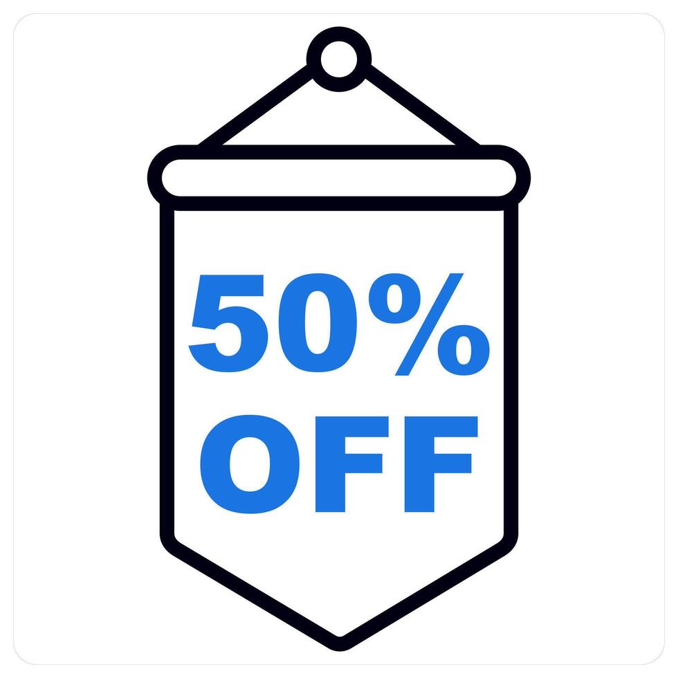 Off icon in blue color vector