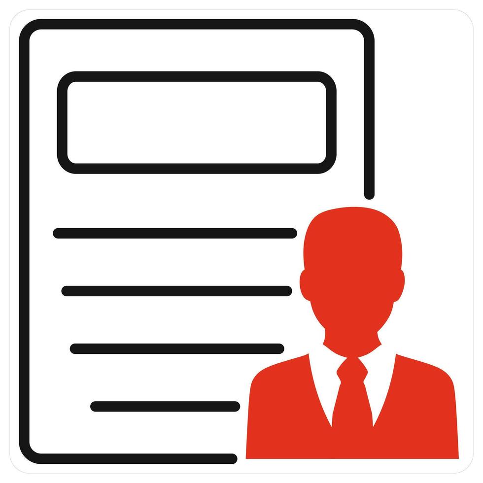 Guest Post icon in red color vector