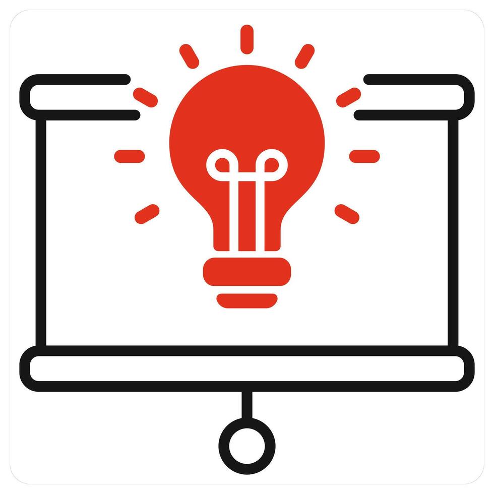 Pitch icon in red color vector