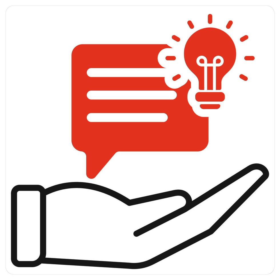 Menu and navigation icon in red color vector