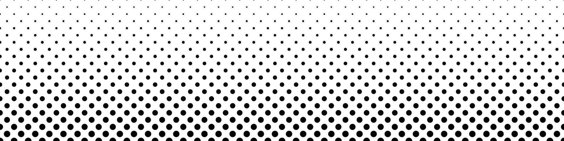 Abstract geometric black and white circle pattern header background vector