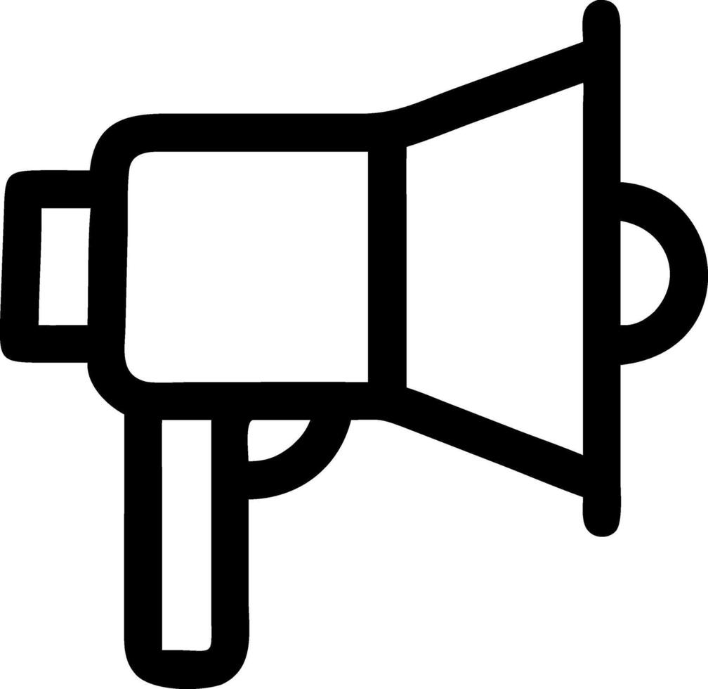 Loudspeaker Loudhailer Symbol Series vector