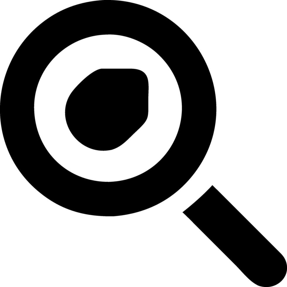 Detailed Search Magnifying Glass Icons vector