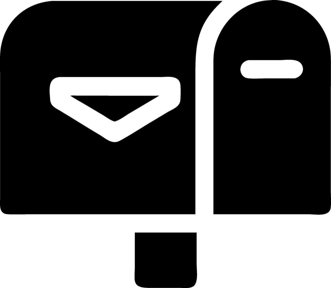 Outdoor Mailbox Icon Collection vector