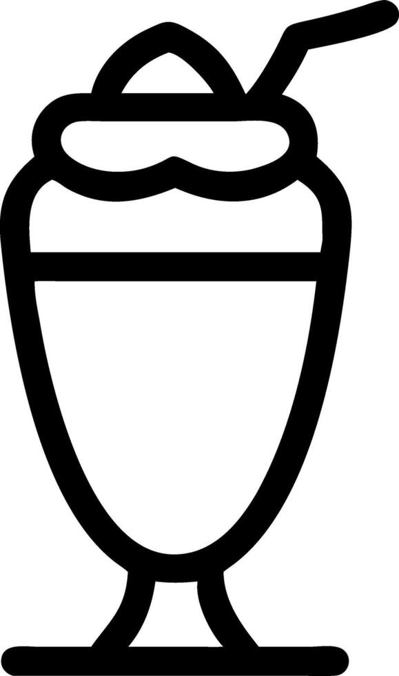 Ice Cream Milkshake Icon Series vector