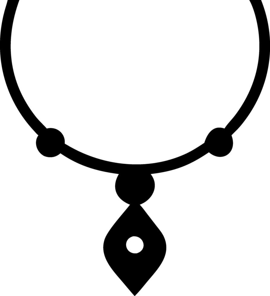 Timeless Necklace Icon Set vector