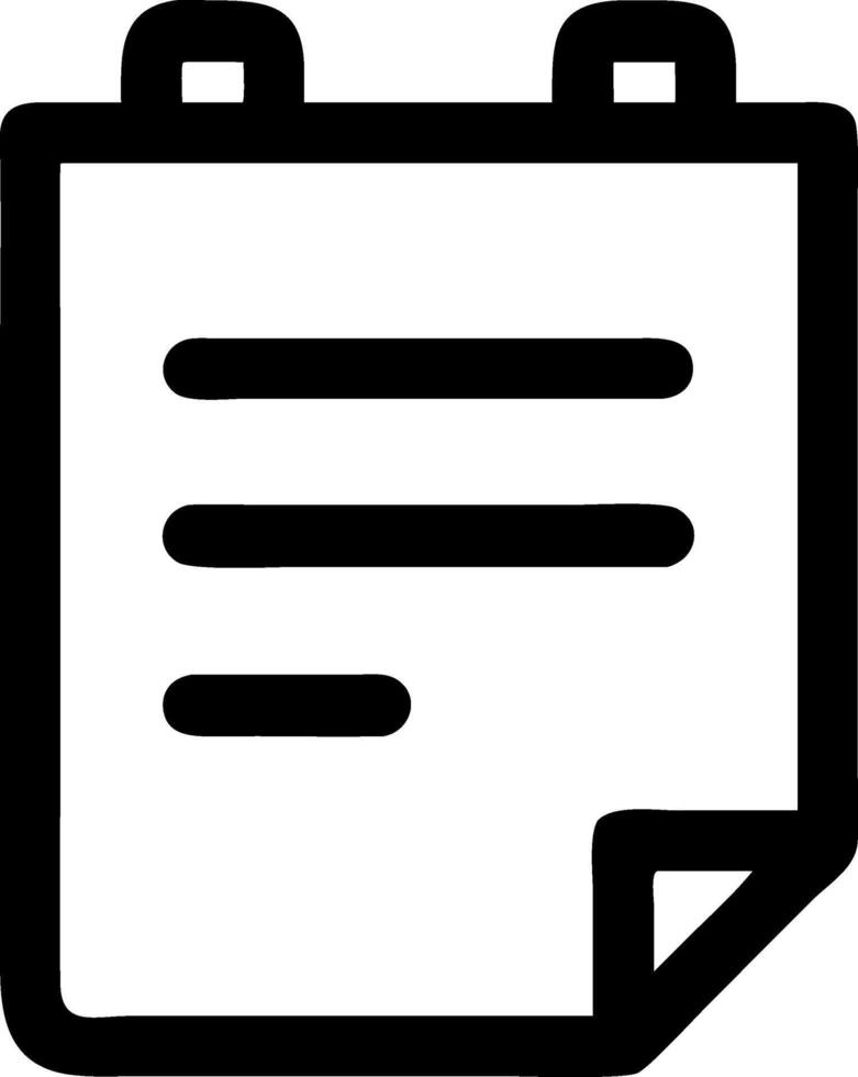 Open Notepad Emblem Set vector