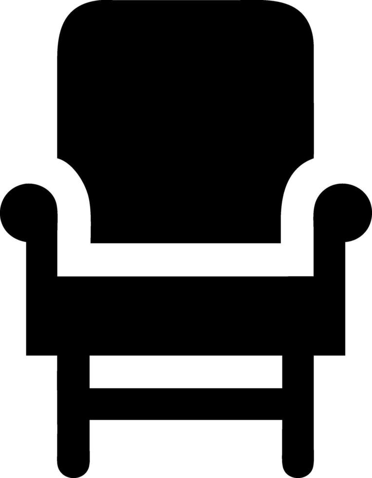 Traditional Chair Illustration Icons vector