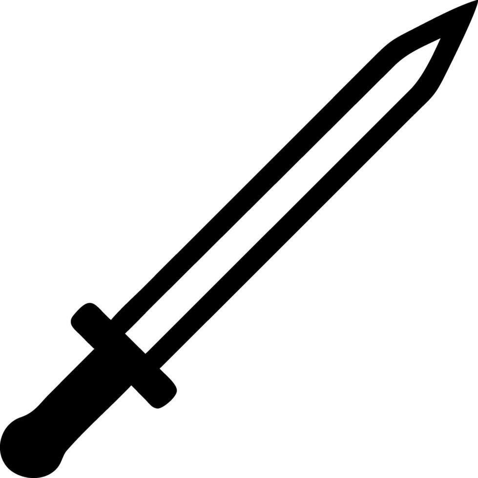 Classic Sword Symbol Collection vector