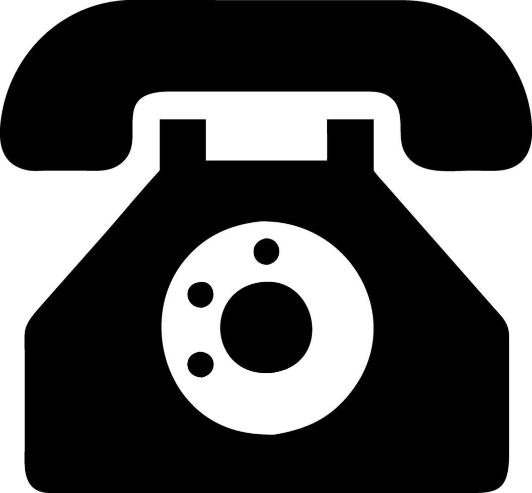 Nostalgic Telephone Symbol Designs vector