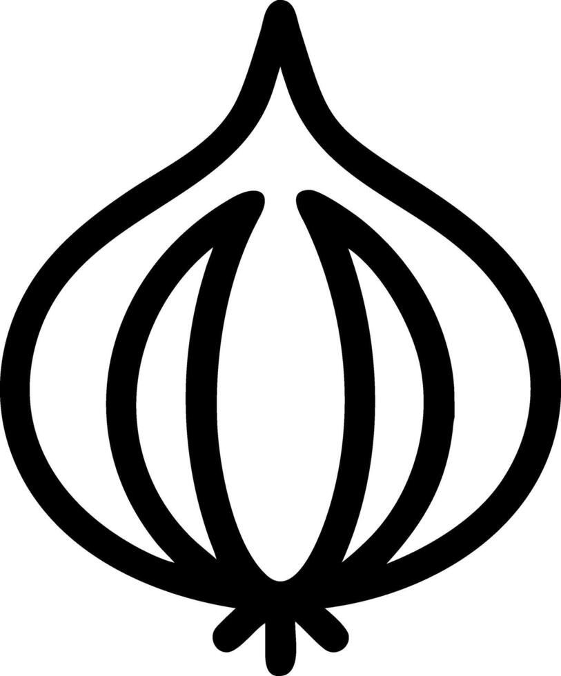 Minimalist Onion Emblem Set vector