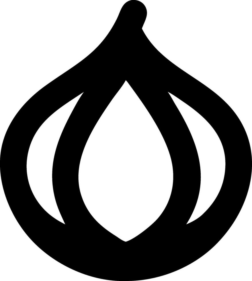 Simple Onion Icon Designs vector