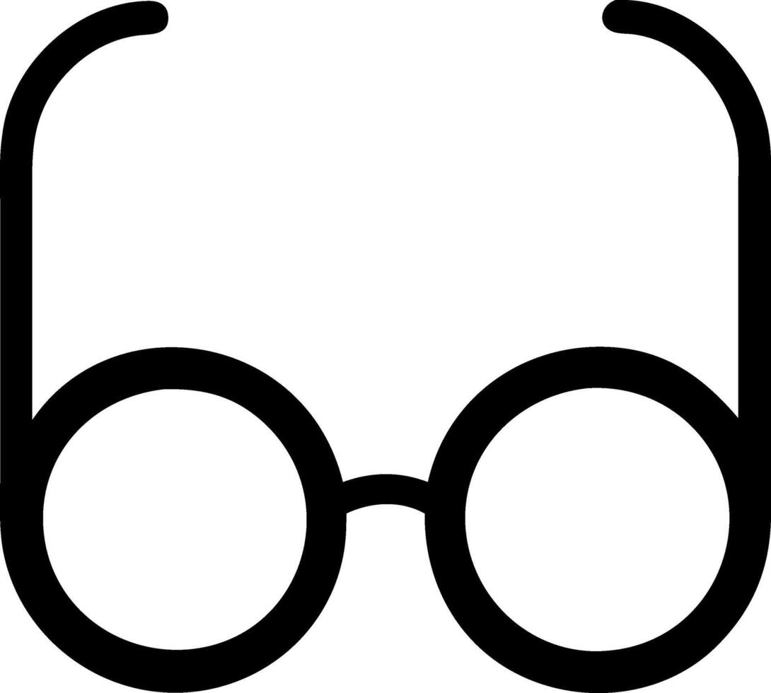 Fashionable Round Glasses Symbol Pack vector