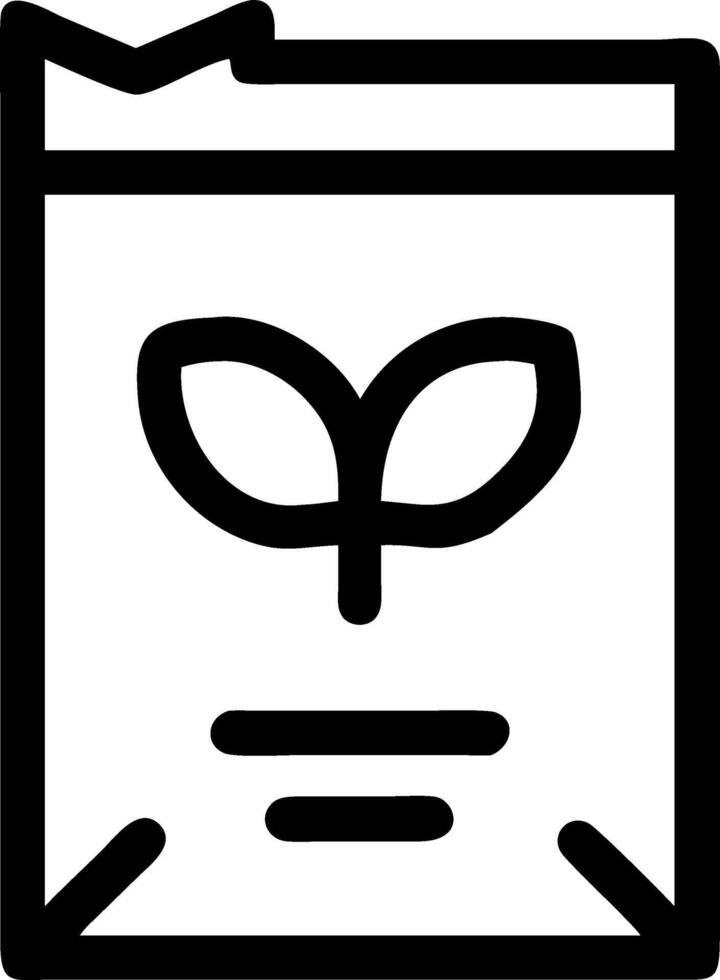 Garden Seed Packet Symbol Set vector
