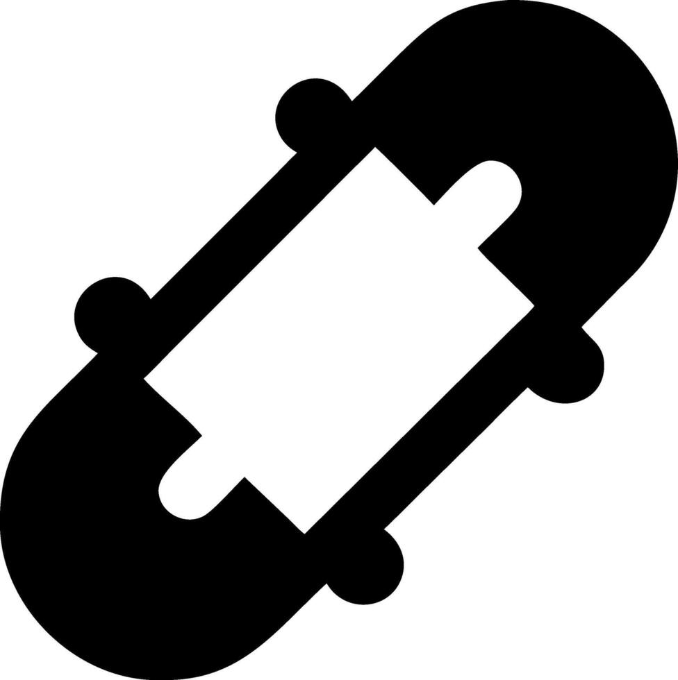 Modern Skateboard Symbol Set vector