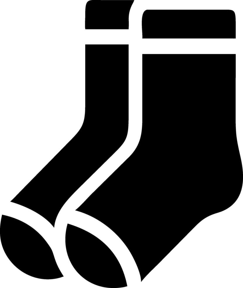 Minimalist Socks Icon Set vector