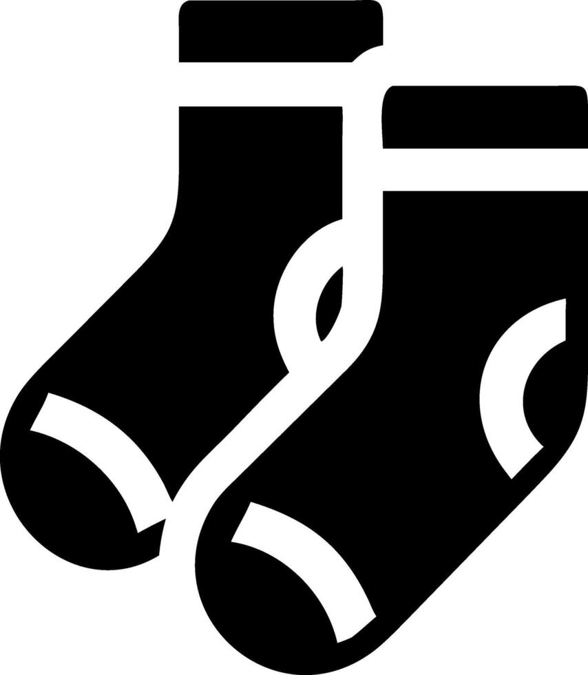 Creative Socks Symbol Collection vector