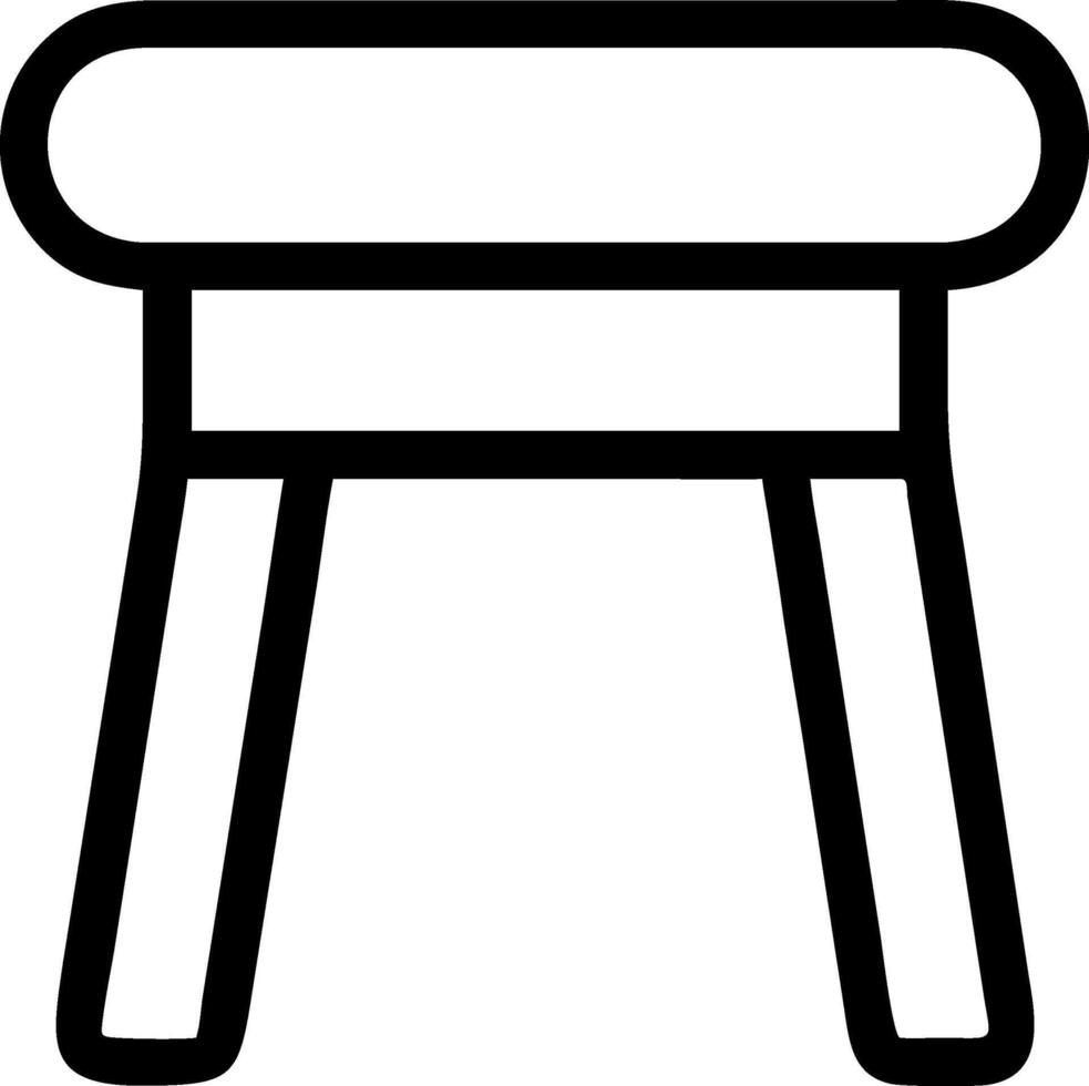 Stylish Stool Icon vector